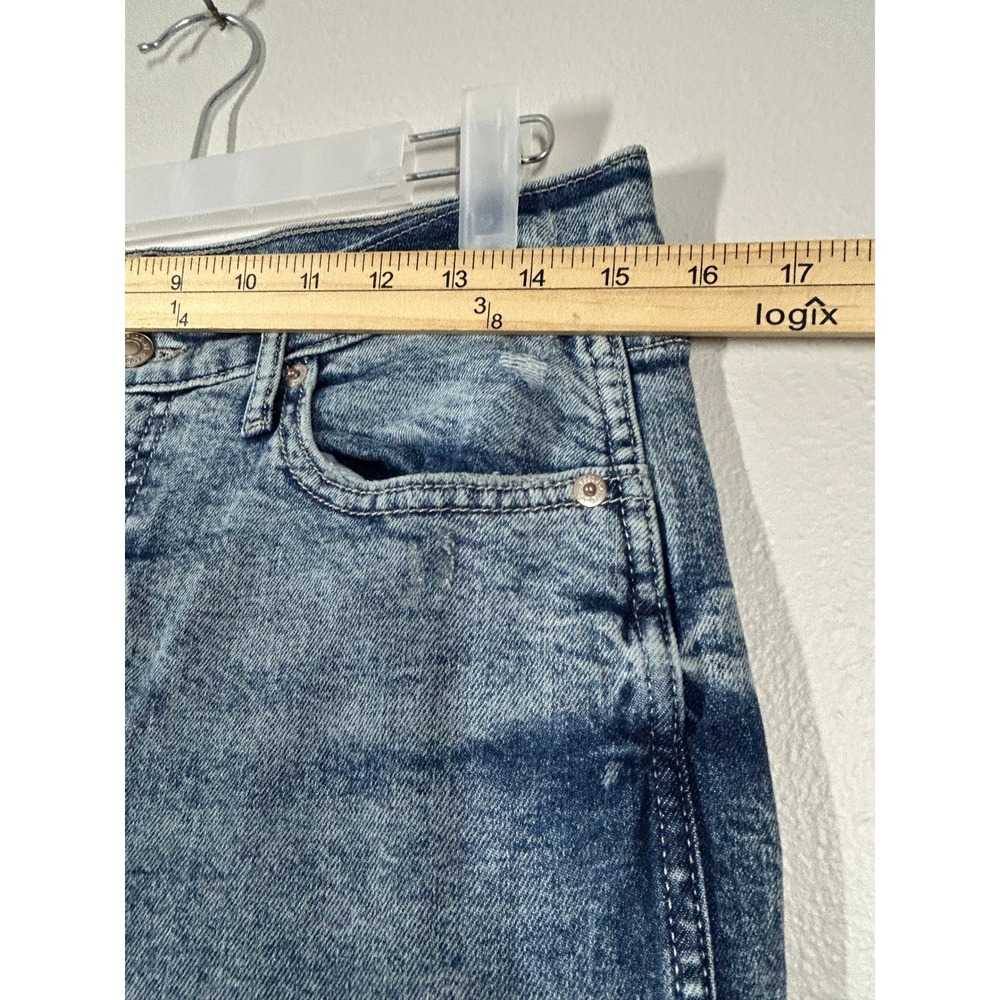 Gap Denim Womens 10/30 High Rise Vintage Slim Blue Jeans Distressed Stretch - Picture 7 of 12